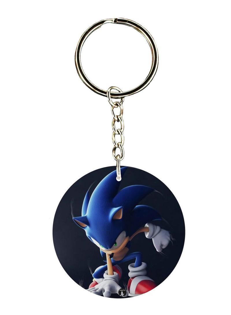 Sonic Printed Keychain