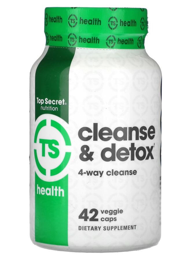Top Secret Nutrition Health Cleanse & Detox 42 Veggie Caps