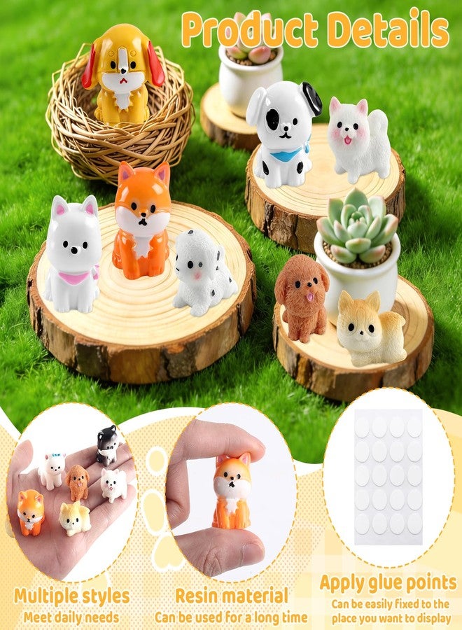 ZLSPTK 22Pcs Dog Dashboard Decorations for Car Cute Dog Computer Monitor Decor Figurines Bulk Car Decor Interior Mini Dogs Statues Resin Funny Office Desk Accessories for Women Men TV Frame Dogs Lover Gifts - Image 2