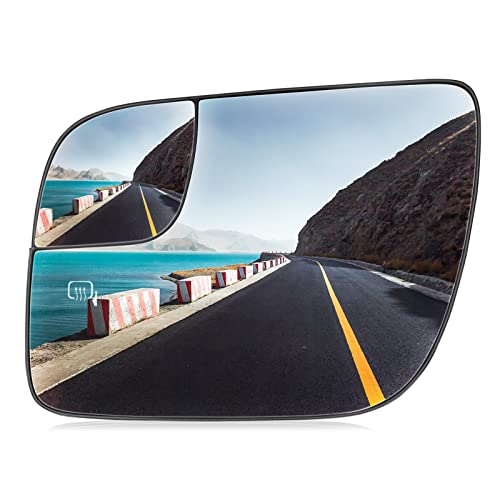 AEagle Driver Left Side Heated Mirror Glass Fits for Ford Explorer 2011 2012 2013 2014 2015 2016 2017 with Rear Holder Replacement for BB5Z17K707M - Image 4