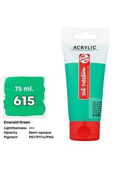 Talens Talens Art Creation-Acrylic Paint 75 Ml Emerald Green 615  - Image 2