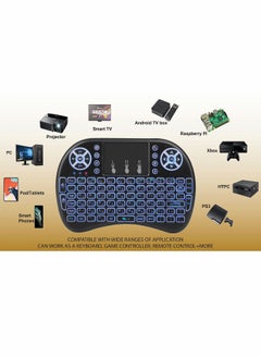 Y&D Wireless Mini Keyboard Remote Control Touchpad Mouse Combo Controller with RGB Backlit for Smart TV Android Box PC IPTTV 2.4GHz  - Image 5