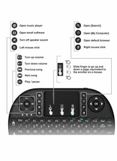 Y&D Wireless Mini Keyboard Remote Control Touchpad Mouse Combo Controller with RGB Backlit for Smart TV Android Box PC IPTTV 2.4GHz  - Image 2