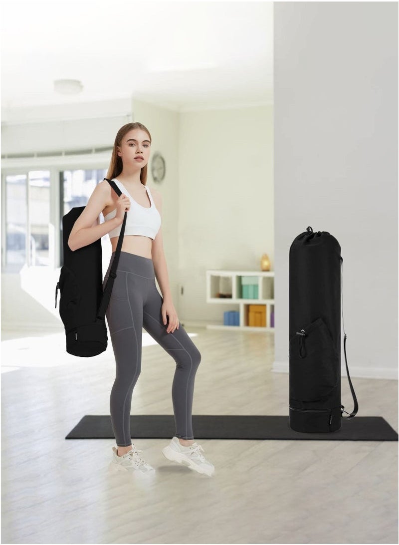 Arabest Yoga Mat Bag Large with Adjustable Carry Strap Pilates Bag with Bottle Pocket and Wet Compartment - Image 5