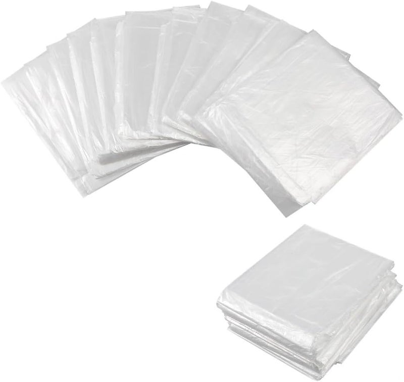 Sauna Blanket Insert, 50 Pieces 83×47 Inch Pe Sauna Bag Liner, Plastic Sheeting for Body Wrap Disposable, Disposable Sheets Suitable for Beauty Salon, Spa, Home Bathtub - Image 1