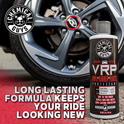 Chemical Guys VRP Vinyl, Rubber and Plastic Non-Greasy Dry-to-the-Touch Long Lasting Super Shine Dressing for Tires, Trim and More, Safe for Cars, Trucks, SUVs, RVs & More, 128 fl oz (1 Gal) - Image 4