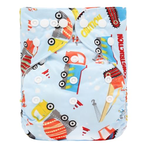 MOPPETS Baby Reusable washable Pocket Cloth Diaper with 4 Layer Microfiber Nappy Inserts (PACK OF 3 (COMBO-1)) - Image 5
