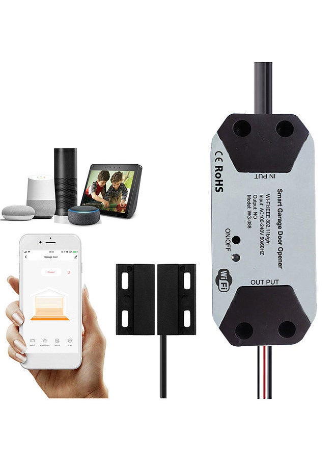Generic - Tuya WiFi Switch Intelligent Garage Door Opener Controller SmartLife APP control - Image 1