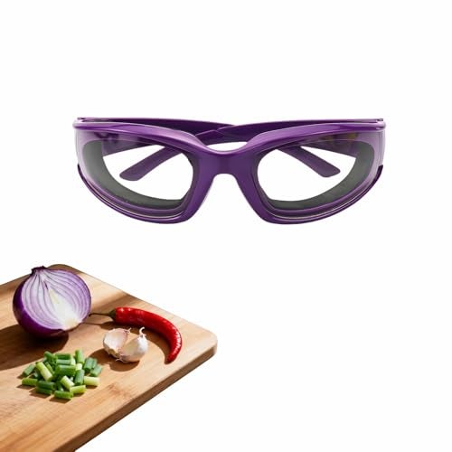 RyanDesign Tear-Free Onion Goggles, Anti Fog Kitchen Safety Glasses for Cutting Onions & Peppers - Windproof, Dustproof Protective Eyewear with Ultra-Light Frame for Cooking, Grilling(Purple)​ - Image 1