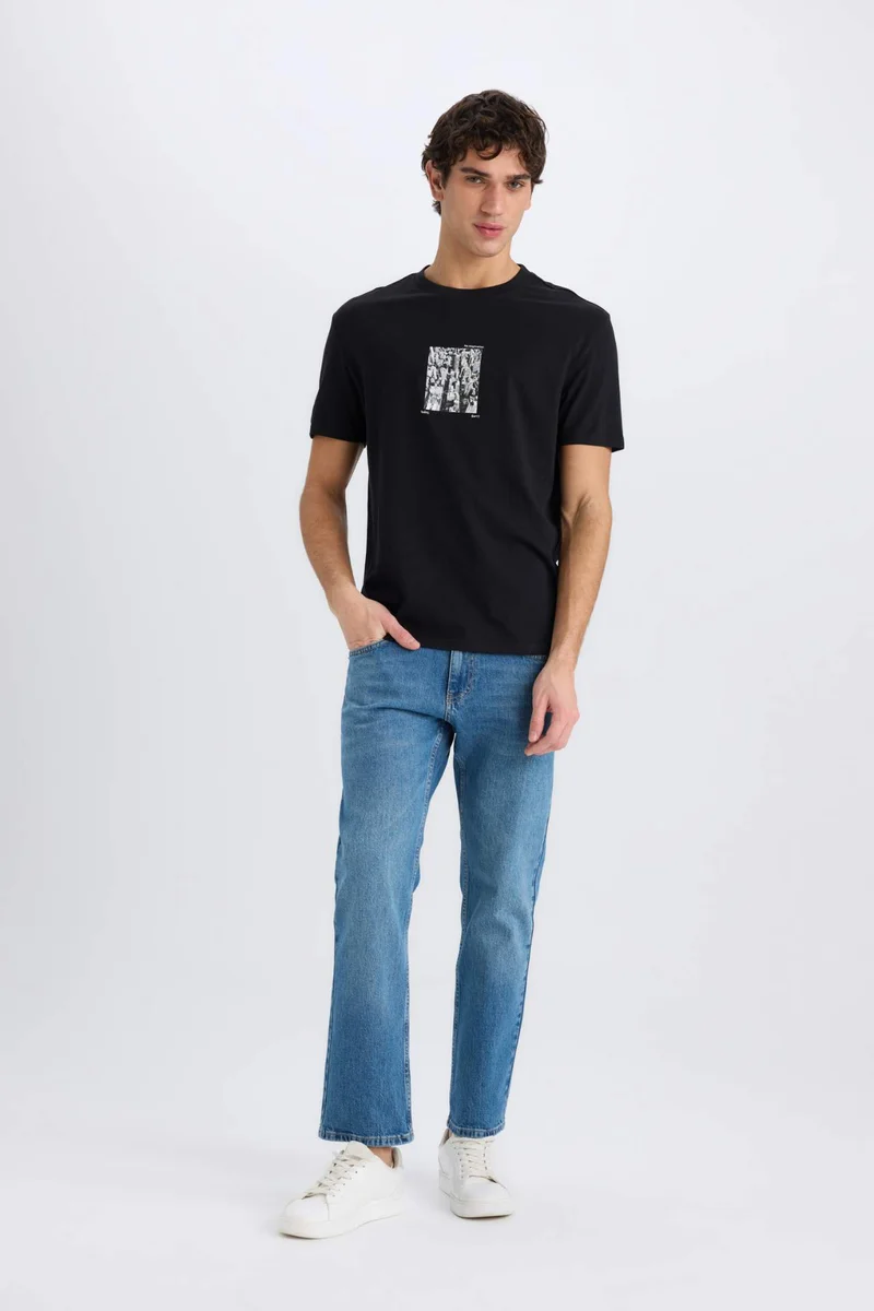 Defacto Regular Fit Crew Neck Short Sleeve T-Shirt