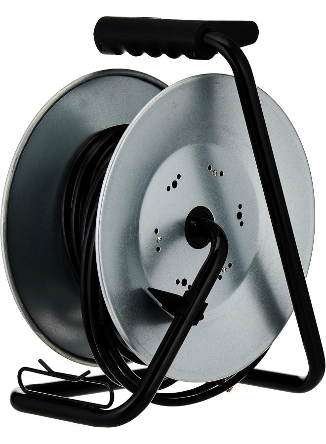 OSHTRACO بكرة كابل دائرية معدنية ثقيلة من أوشتراكو 3 طرق مع سلك بطول 20 متر، سمك 1.5 مم - Image 2