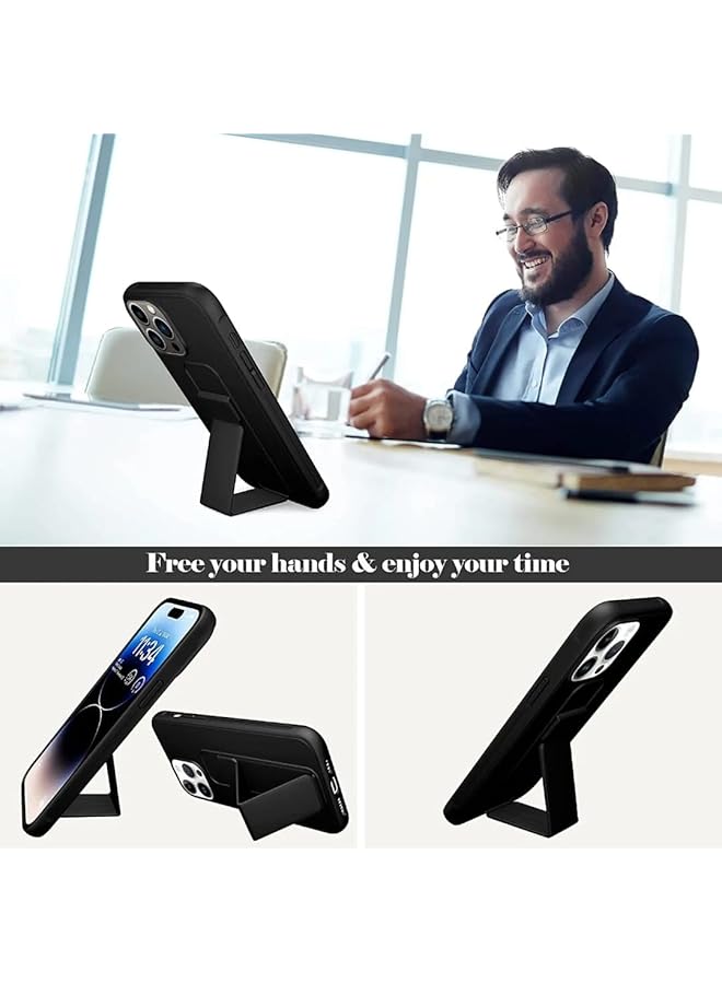 اس-توب جراب لهاتف Iphone 16 Plus جراب خلفي لهاتف Iphone 16 Plus مزود بحامل مغناطيسي وقبضة يد وحامل مغناطيسي للسيارة ومضاد للخدش ومضاد للصدمات لهاتف Iphone 16 Plus Iphone 16 Plus - Image 3