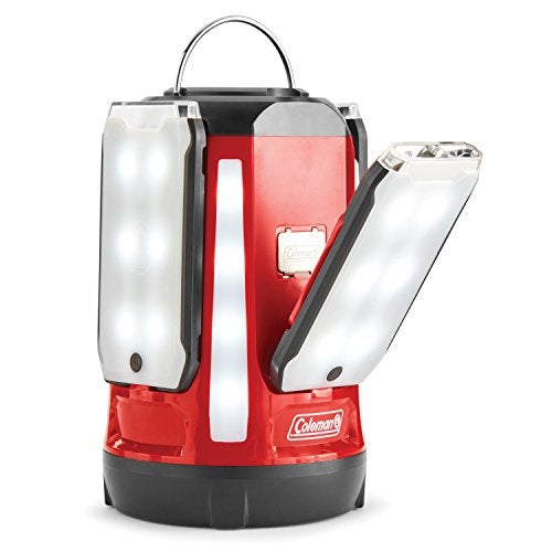 Coleman Quad Panel 800L LED Lantern, Water-Resistant Lantern with 4 Removable Magnetic Light Panels & USB Charging Port, Great for Camping, Hunting, Emergencies, & More - Image 2