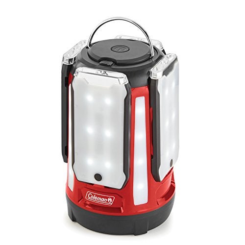 Coleman Quad Panel 800L LED Lantern, Water-Resistant Lantern with 4 Removable Magnetic Light Panels & USB Charging Port, Great for Camping, Hunting, Emergencies, & More - Image 1