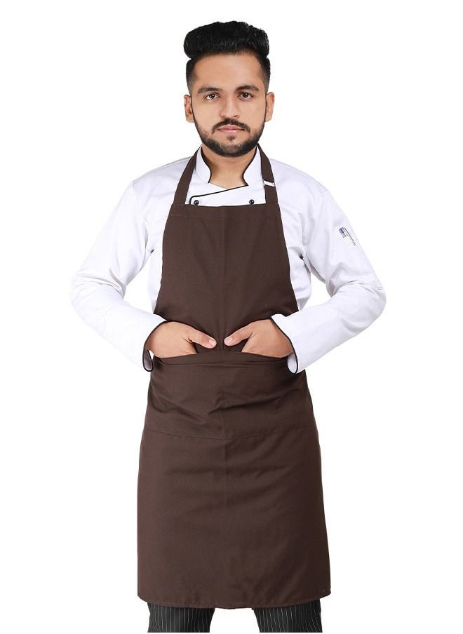 YANEK مريلة مطبخ YANEK | مريلة مطبخ قابلة للتعديل للجنسين مع جيوب | للمنزل والمطعم والمقهى  - Image 1