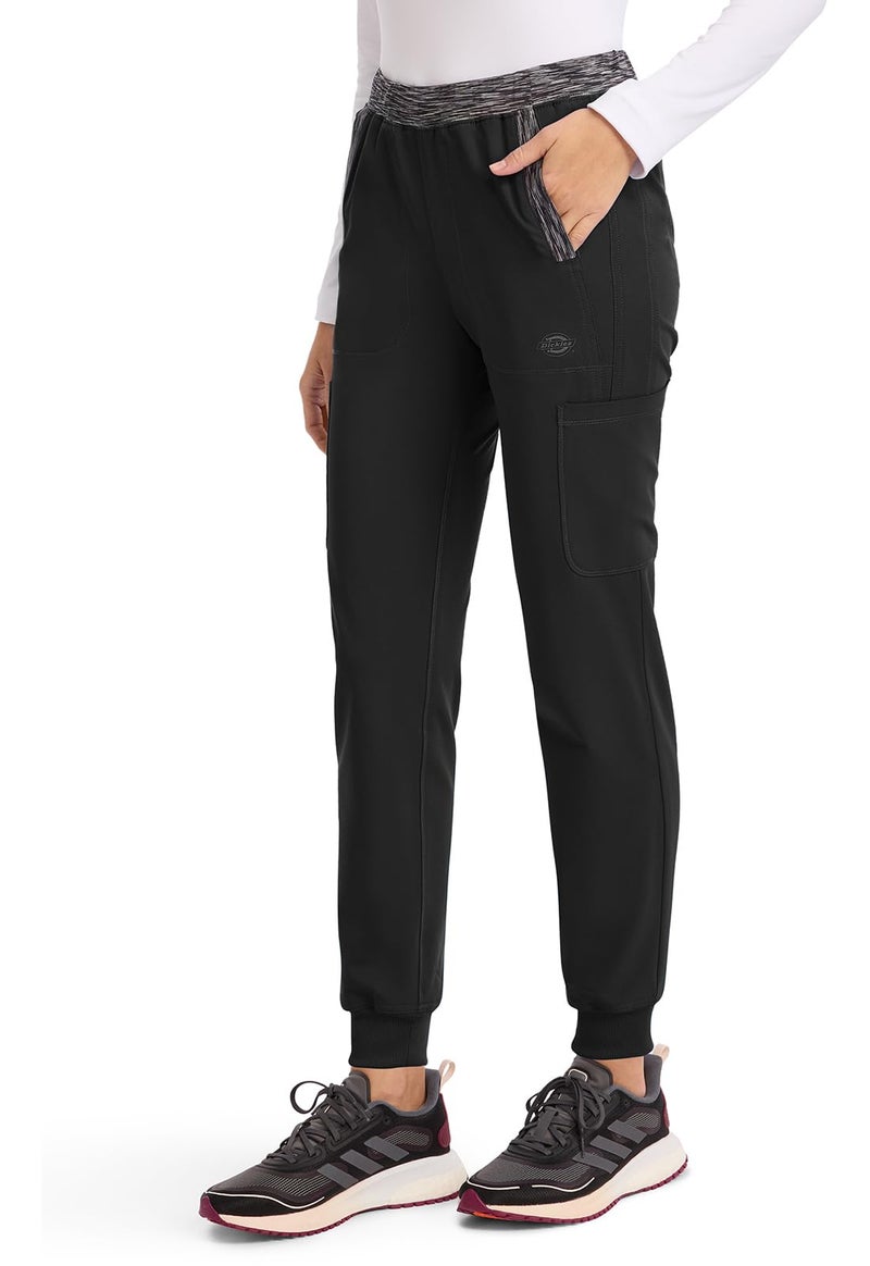 Dickies Dynamix Scrub Joggers for Women, Athletic-Inspired Plus Size DK185P, 2XL Petite, Black - Image 5