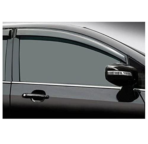 AUTOXYGEN Car Rain Wind Door Visor/Side Window Deflector/Unbreakable/Rain Guard/Wind Guard Accessories Compatible For Brio (Set of 4Pcs) - Image 5