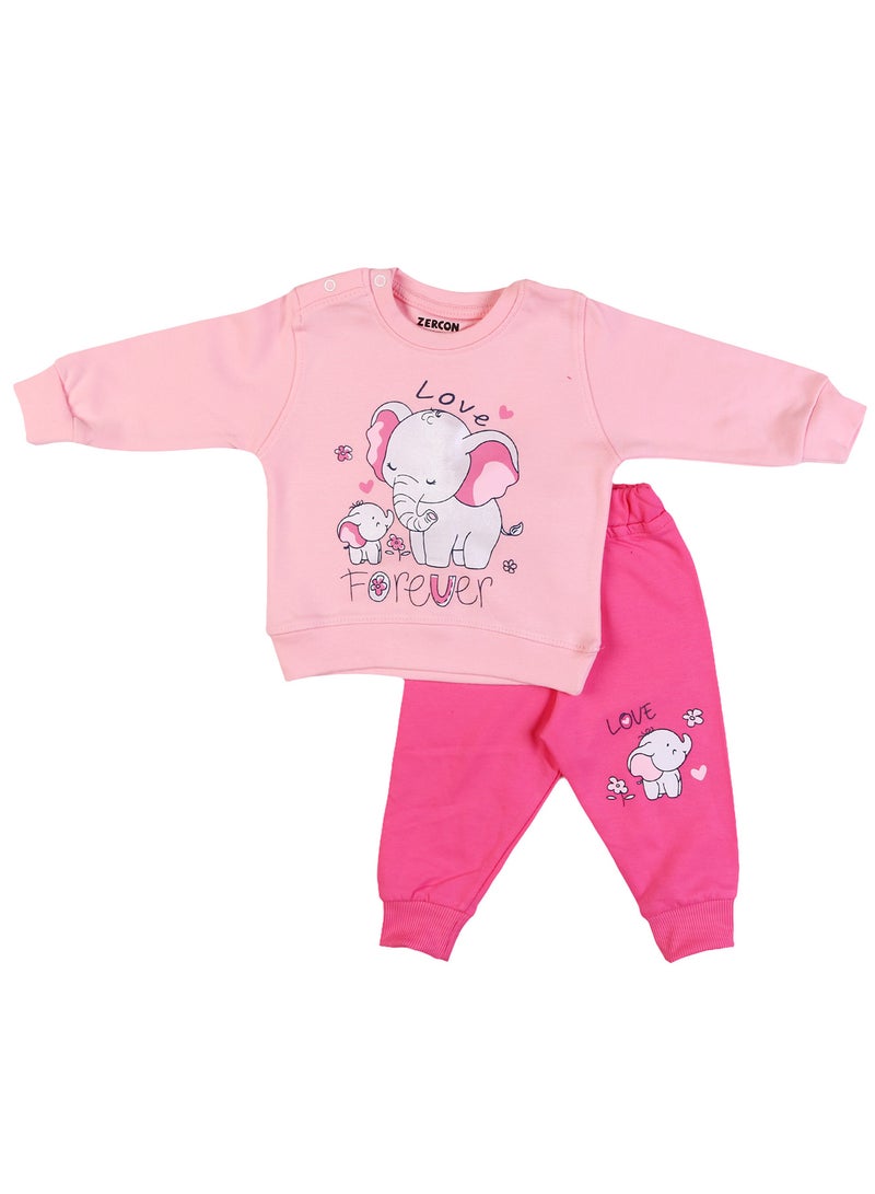Zercon Autumn Pajama Set for Newborn Babies 1307 0-18m - Image 1