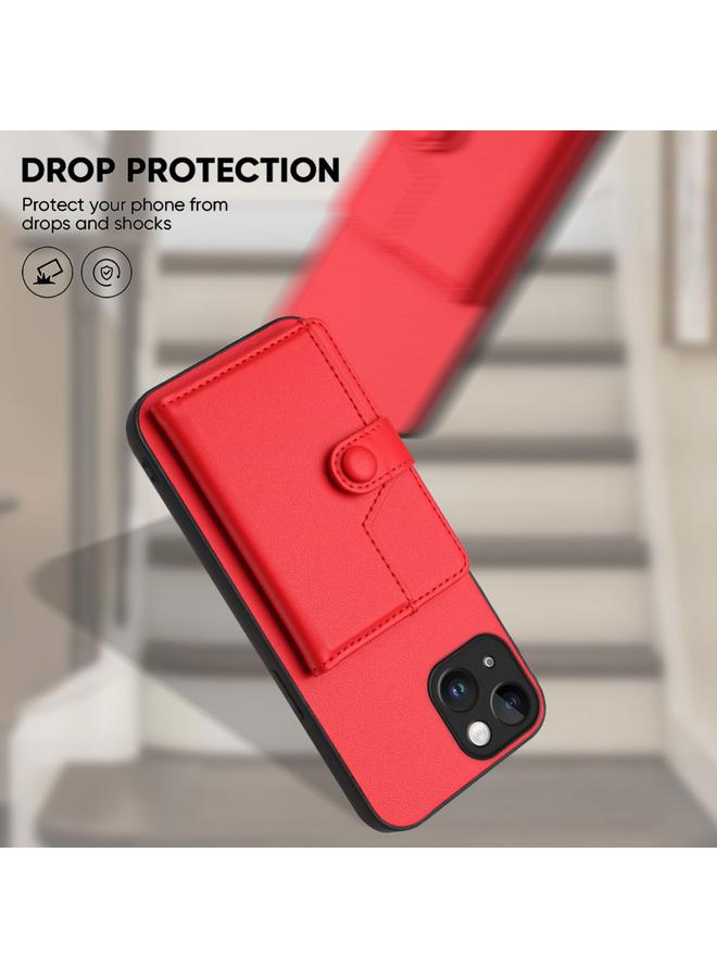 Zaboon Case For iPhone 13 Button Card Bag RFID Anti-theft Phone Case - Image 4