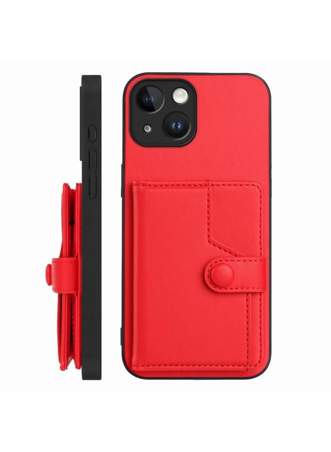 Zaboon Case For iPhone 13 Button Card Bag RFID Anti-theft Phone Case - Image 2