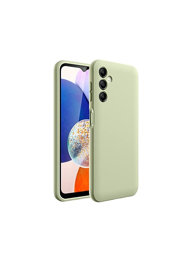 JETech Slim Fit Case for Samsung Galaxy A14 4G/5G 6.6-Inch, Soft TPU Thin Protective Phone Cover with Matte Finish, Shockproof (Lime) - Image 1
