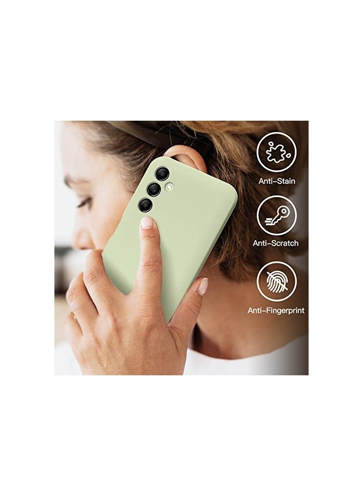 JETech Slim Fit Case for Samsung Galaxy A14 4G/5G 6.6-Inch, Soft TPU Thin Protective Phone Cover with Matte Finish, Shockproof (Lime) - Image 5
