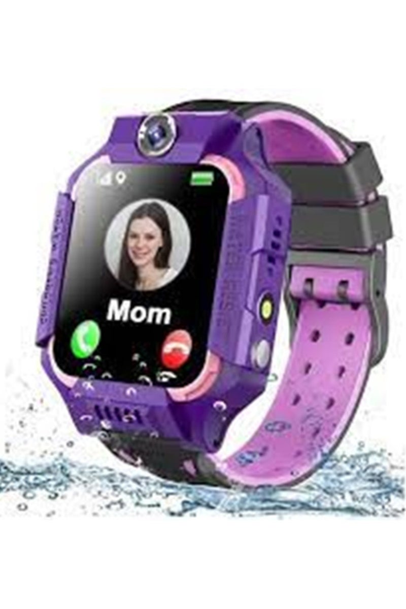 نابي ساعة ذكية للأطفال من نابي، مقاومة للماء، تتبع دقيق، شريحة اتصال ومكالمة صوتية، تتبع بنظام تحديد المواقع جى بى اس  للوالدين، تصميم آمن وعصري، (أسود) موديل زد 7  بلس - Image 1