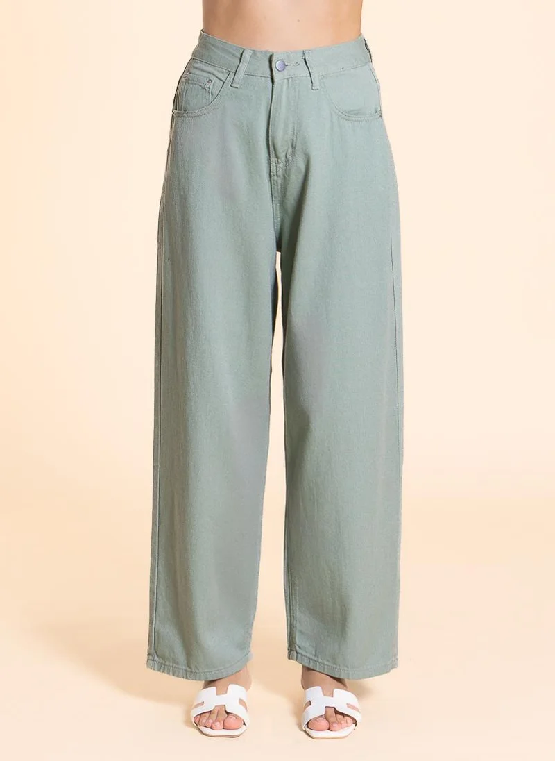 SHAPES SOFT HIGH-WAIST WIDE LEG JEANS