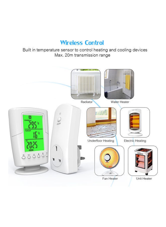 NIBEMINENT Smart Wireless Remote White - Image 3