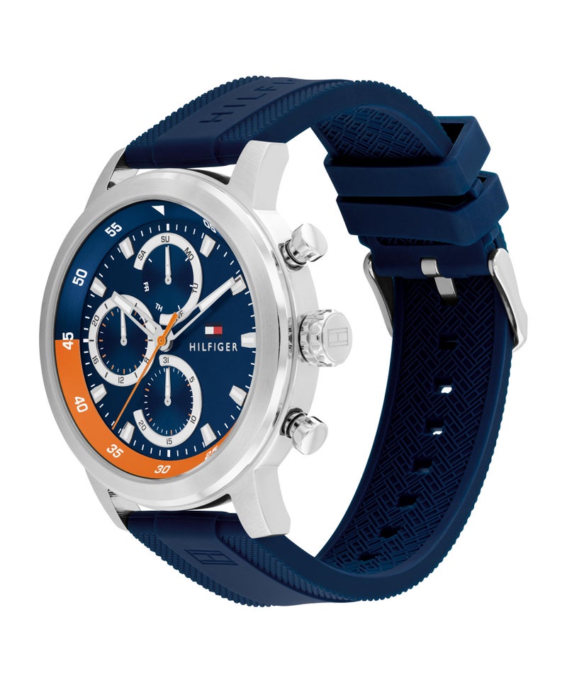 TOMMY HILFIGER Round Multifunction Men'S Stainless Steel Case  Watch - Image 1