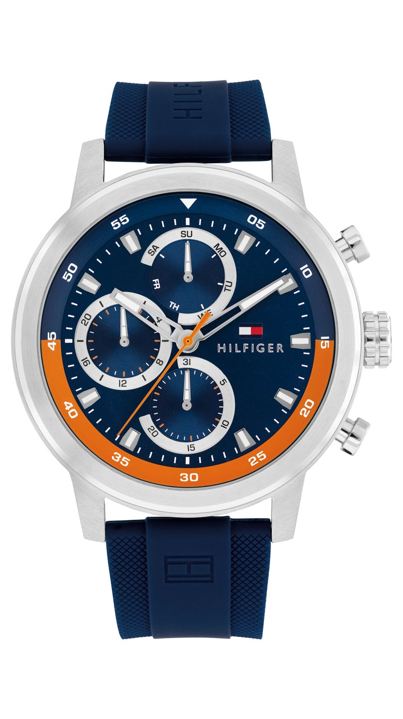 TOMMY HILFIGER Round Multifunction Men'S Stainless Steel Case  Watch - Image 3