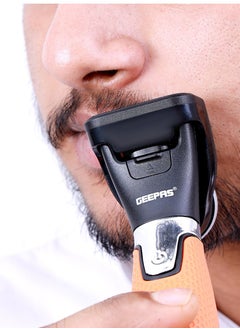 GEEPAS 2 in1 Grooming Kit Beard Trimmer & Body Groomer | Waterproof, Beard  Trimming Comb, Skin Friendly, 45 Acute Angle Blade, Microfin Skin Guard, 20 Locking Length Settings  - Image 4