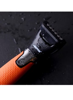 GEEPAS 2 in1 Grooming Kit Beard Trimmer & Body Groomer | Waterproof, Beard  Trimming Comb, Skin Friendly, 45 Acute Angle Blade, Microfin Skin Guard, 20 Locking Length Settings  - Image 3