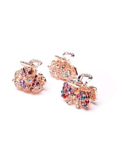 Fodattm 6 Pcs Women Lady Alloy Rhinestone Noslip Mini Hair Claw Small Bang Jaw Clip Hair Clamp Hair Grip Hair Pin (A#)  - Image 4
