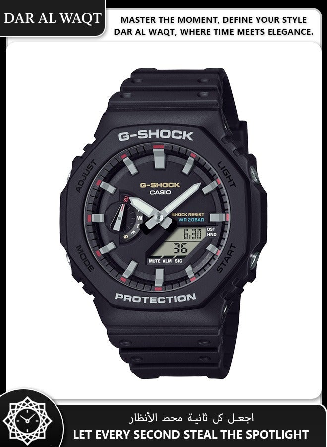 Casio G-Shock GA-2100RL-1A Color Coded Edition - Octagonal bezel, shock and water resistant - Image 1