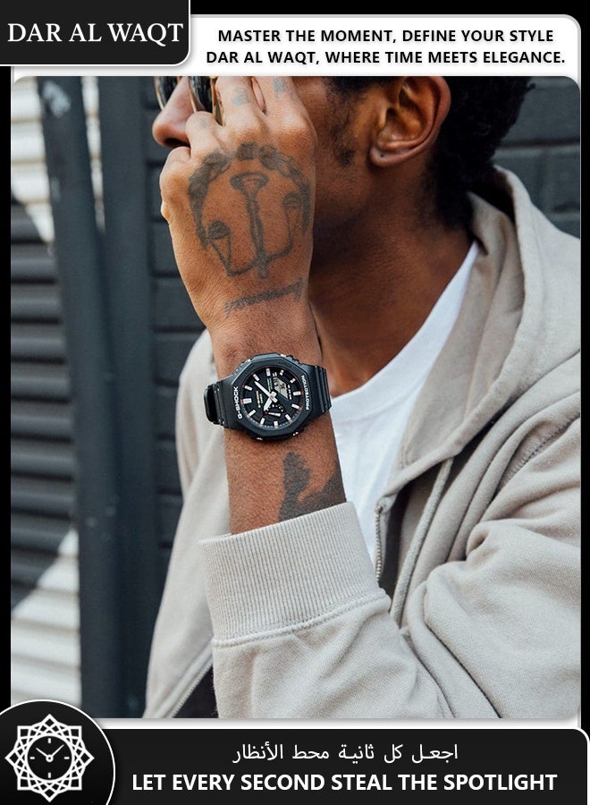 Casio G-Shock GA-2100RL-1A Color Coded Edition - Octagonal bezel, shock and water resistant - Image 2