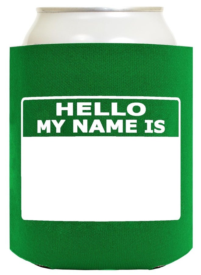 ThisWear Can Beverage Coolers Writable Hello My Name Is Name Tag Set 24-Pack Can Drink Thermocoolers Party Pack and Marker - Image 2