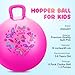 ZOOJOY 6pcs Hopper Balls for Kids 38 18In Bouncy Ball with Handle Sit on Hopping Toys for SportSchoolTeam Active Play Hippity Hop Ball for Indoor Outdoor Games with Pump - Image 4
