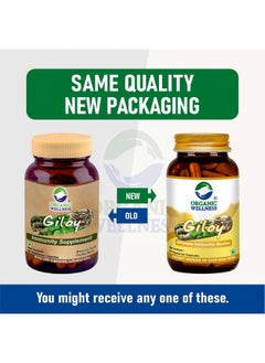 Organic Wellness Giloy Capsules, Natural Giloy, Antioxidant Properties, Purifies Blood Supplement, Immunity Booster, Health And Wellness (90 N Veg Capsules)  - Image 4