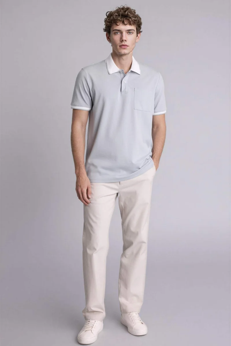DeFacto Regular Fit Short Sleeved Polo T-Shirt