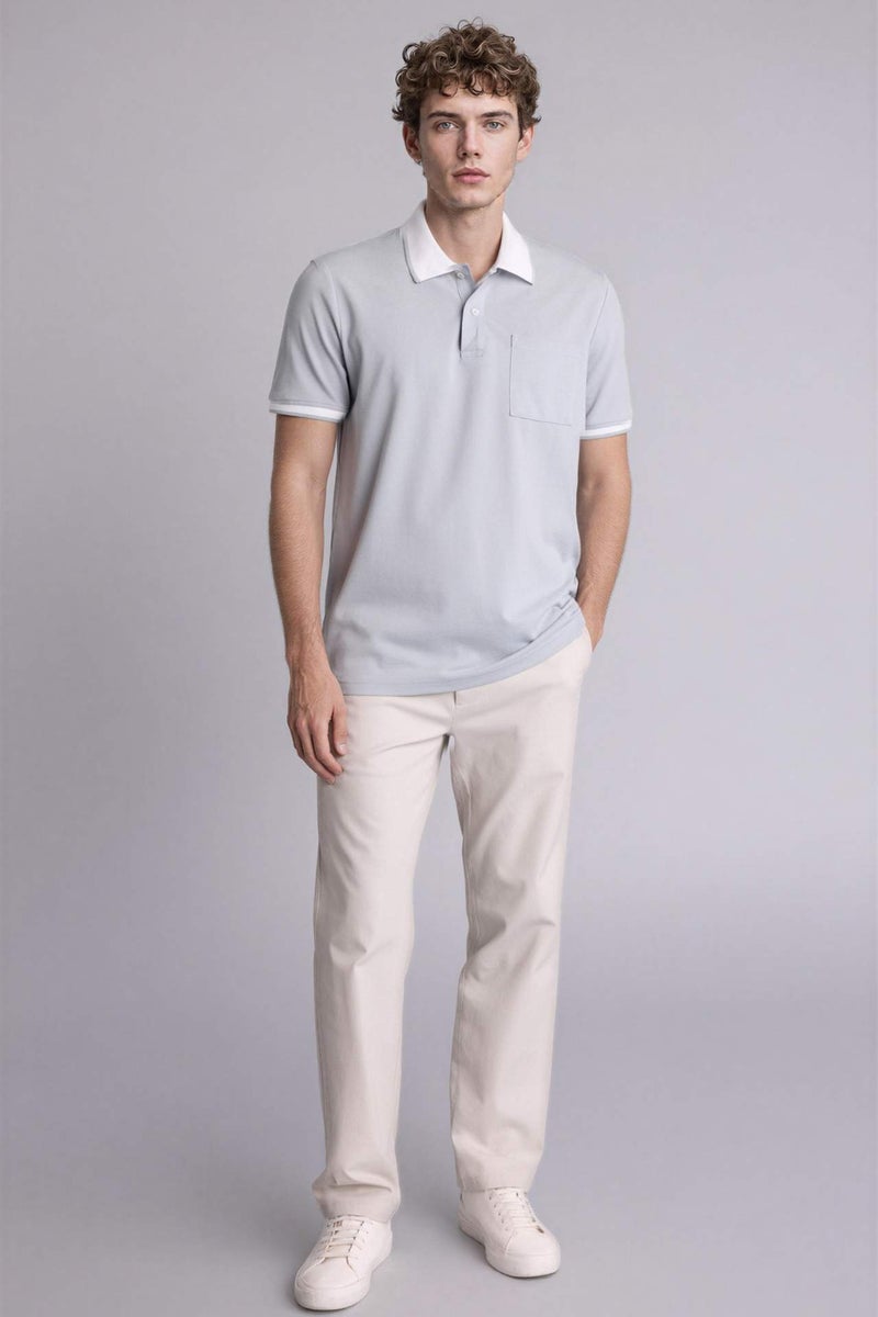 DeFacto Regular Fit Short Sleeved Polo T-Shirt - Image 2