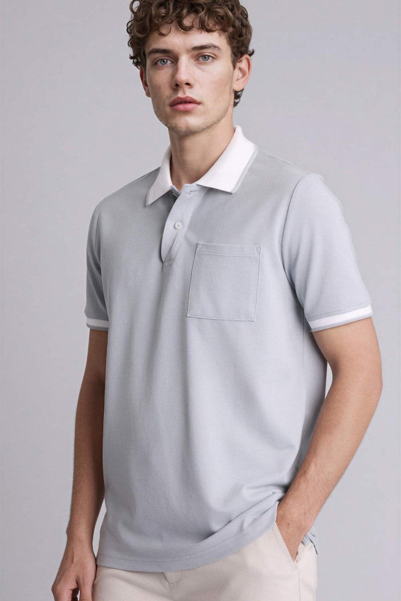 DeFacto Regular Fit Short Sleeved Polo T-Shirt - Image 1