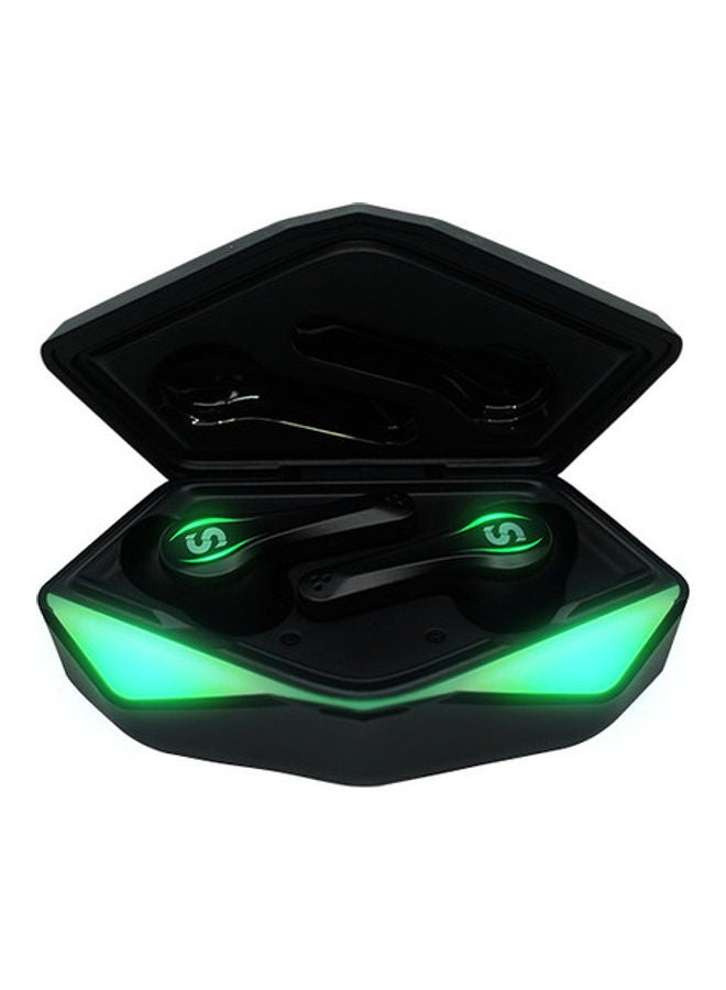 Switch Portable Lightweight Earbuds Black/Green - Image 1
