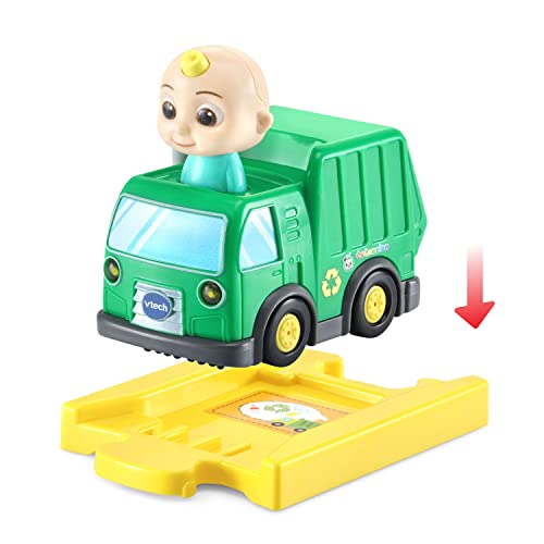 VTech CoCoMelon Go! Go! Smart Wheels JJ’s Recycling Truck and Track - Image 2
