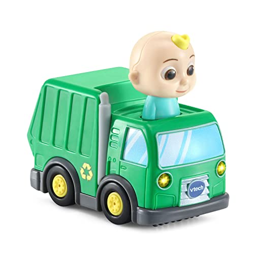 VTech CoCoMelon Go! Go! Smart Wheels JJ’s Recycling Truck and Track - Image 1