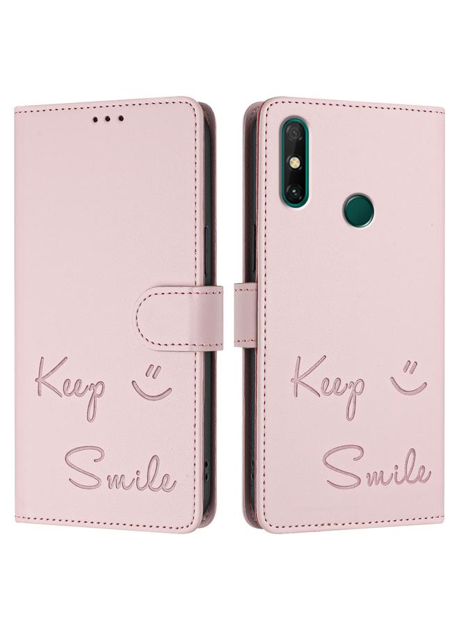 Zaboon Case For Huawei P smart 2021 4G Smile Embossing RFID Leather Phone Case - Image 3