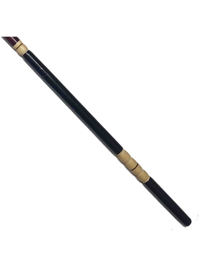 Aswan beech wood cane for men, black, white and red - Image 3