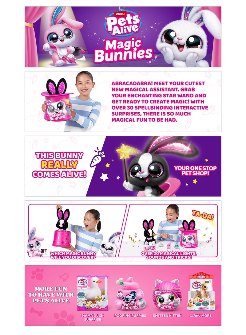 Pets Alive Zuru Pets Alive Magic Bunnies - Pink Bunny Surprise - Image 4