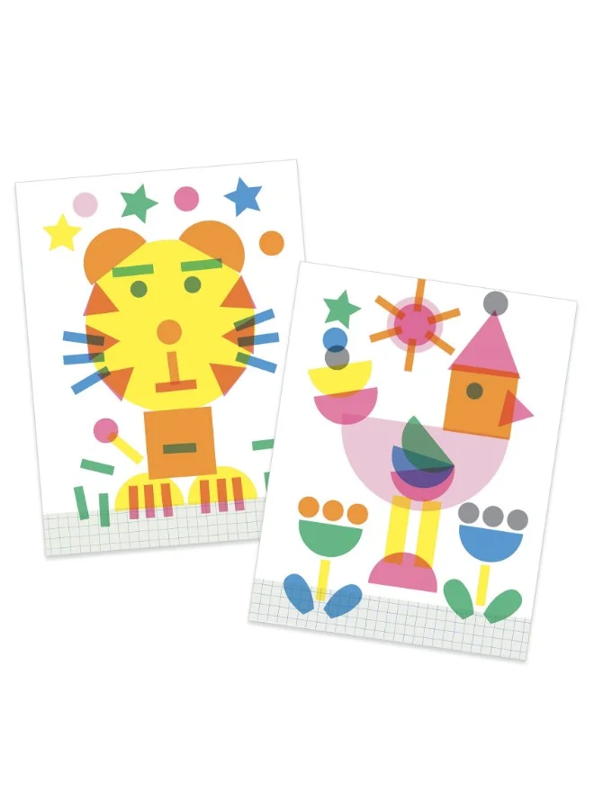 DJECO Ink Painting - Stencils And Sponges