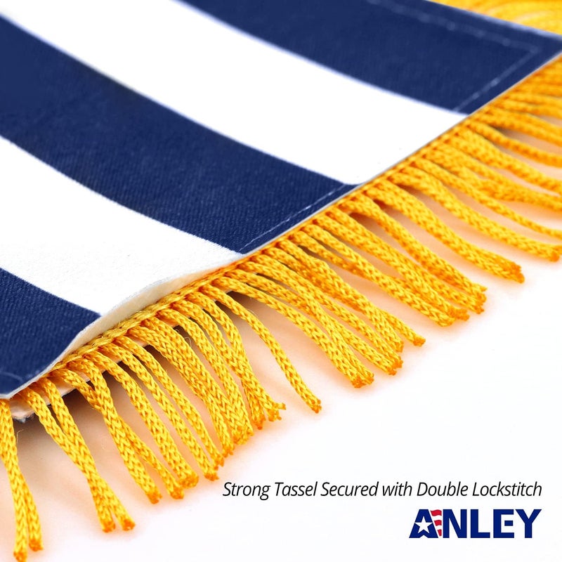 Anley 4 X 6 Inch Cuba Fringy Window Hanging Flag - Mini Flag Banner & Car Rearview Mirror Décor - Fringed & Double Sided - Cuban Hanging Flag with Suction Cup - Image 2